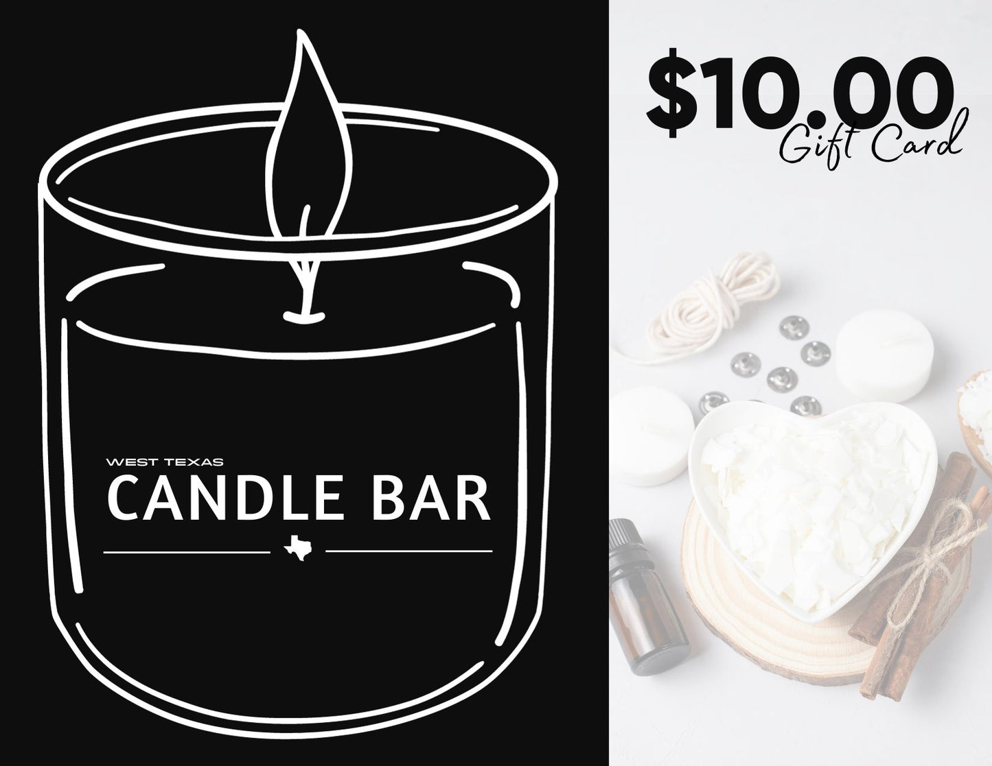 West Texas Candle Bar "Get Lit" Gift Card