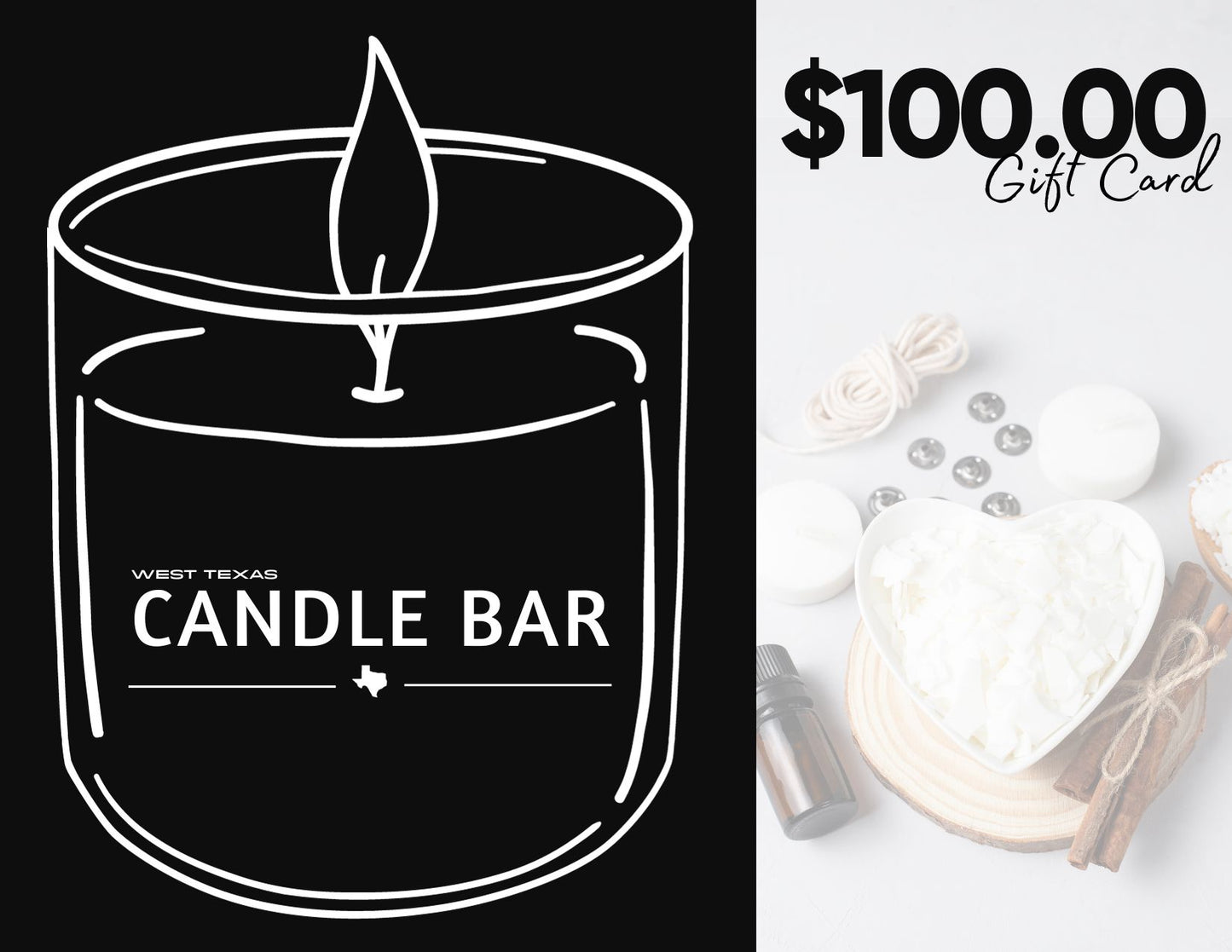 West Texas Candle Bar "Get Lit" Gift Card